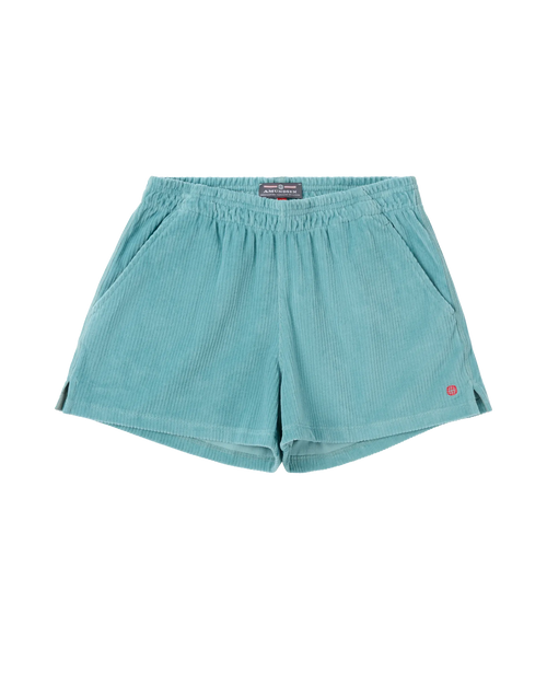 4 Incher Comfy Cord Shorts Aqua