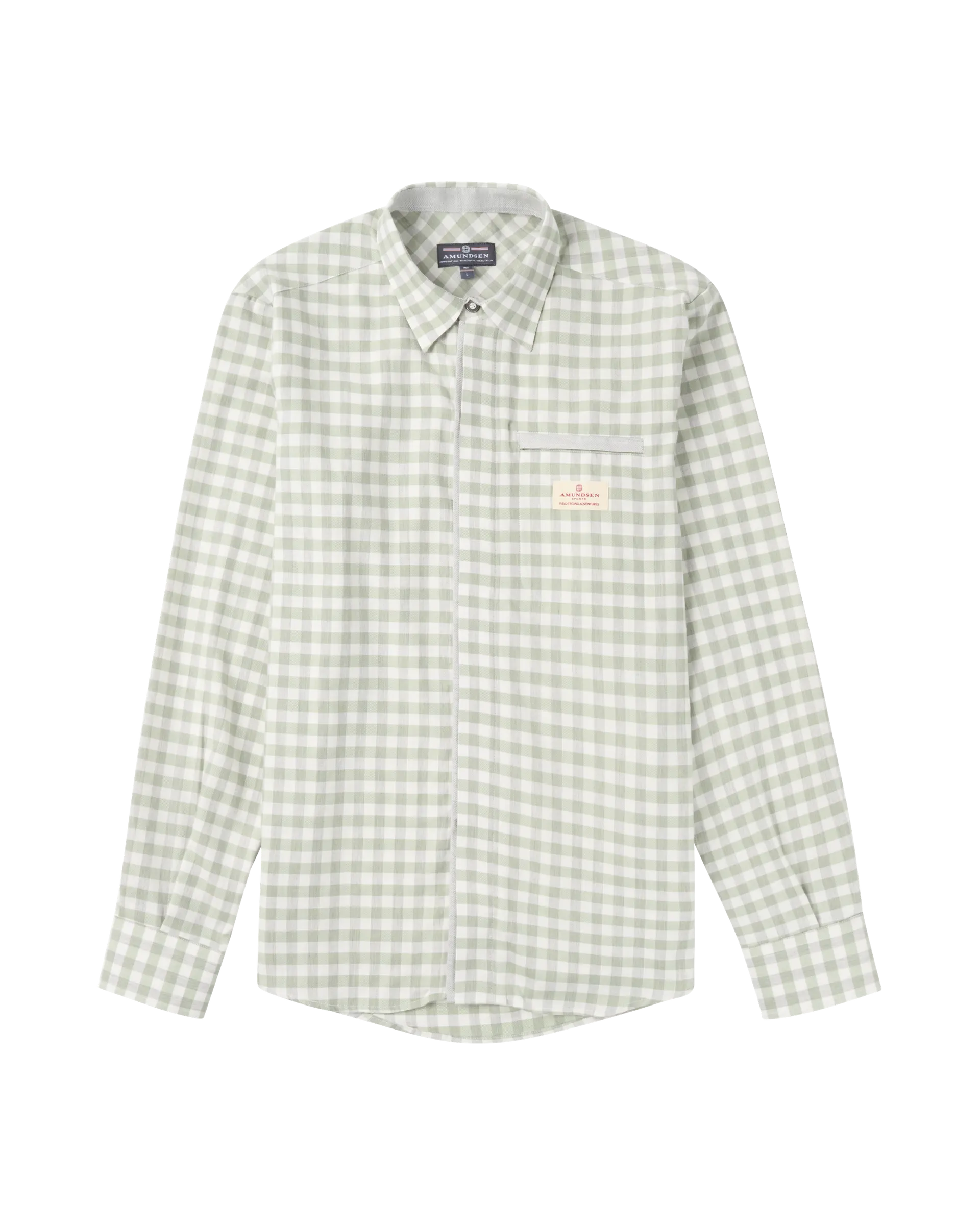 V-Bond Shirt Chequered Willow Green