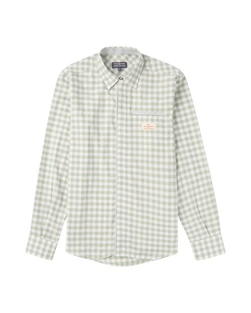 V-Bond Shirt Chequered Willow Green