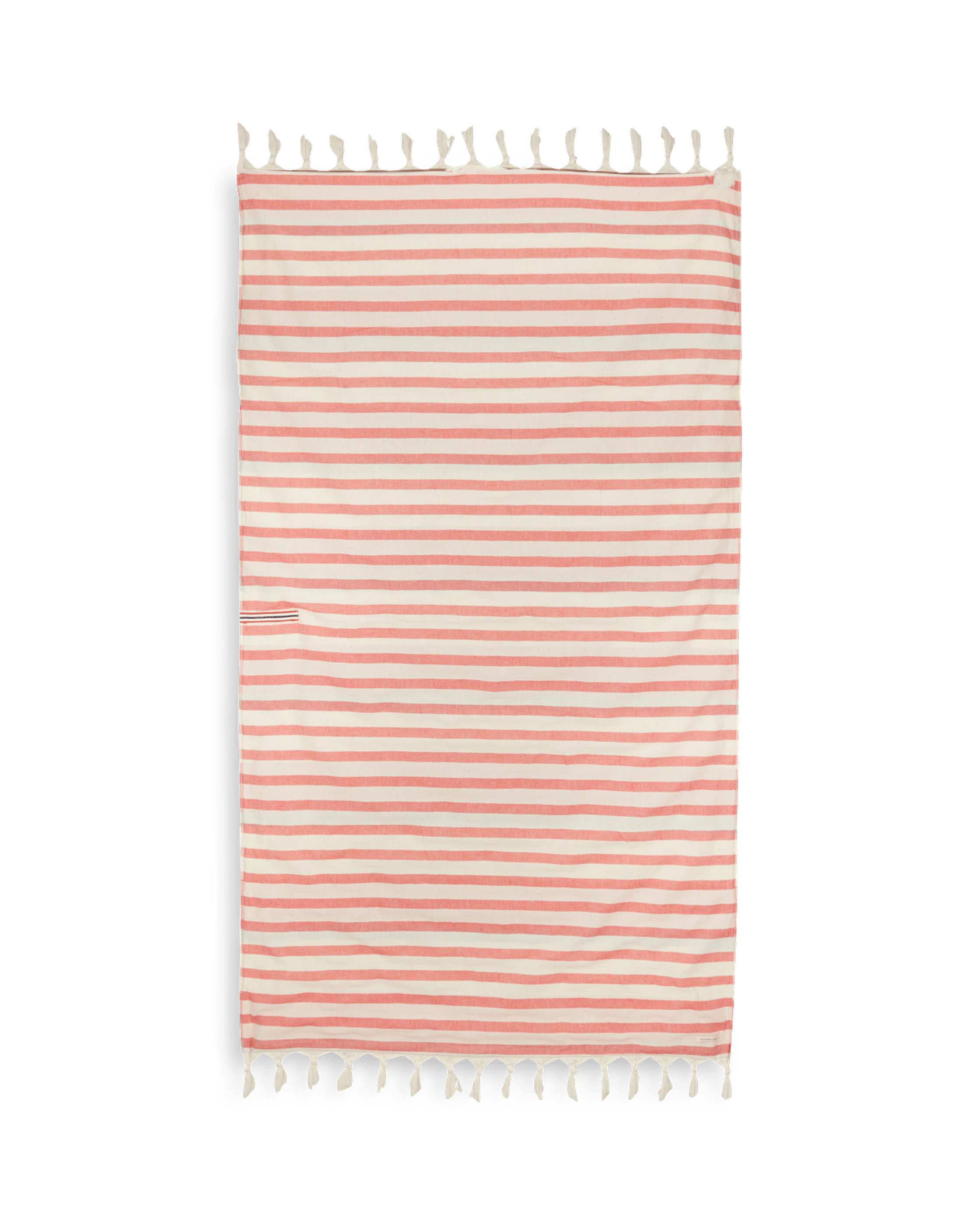 Travel Beach Towel Weathered Red Stripes