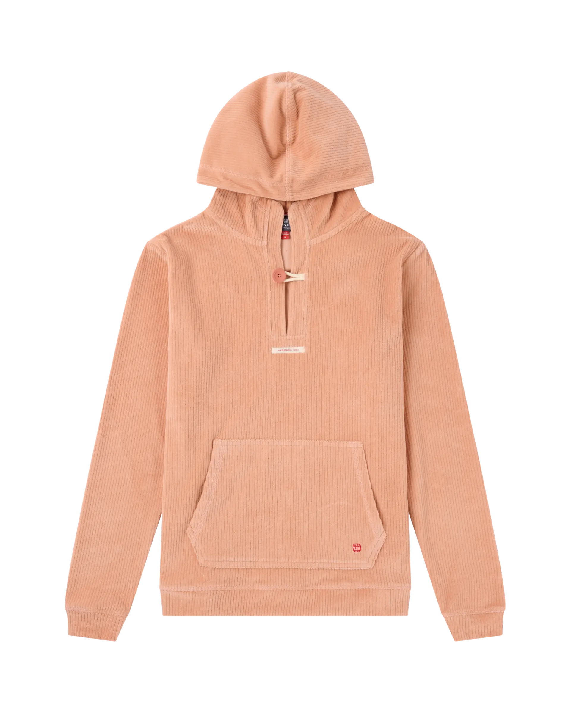 Comfy Cord Hood Sweater Apricot