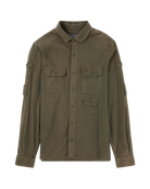 Traveller's Linen Shirt Olive