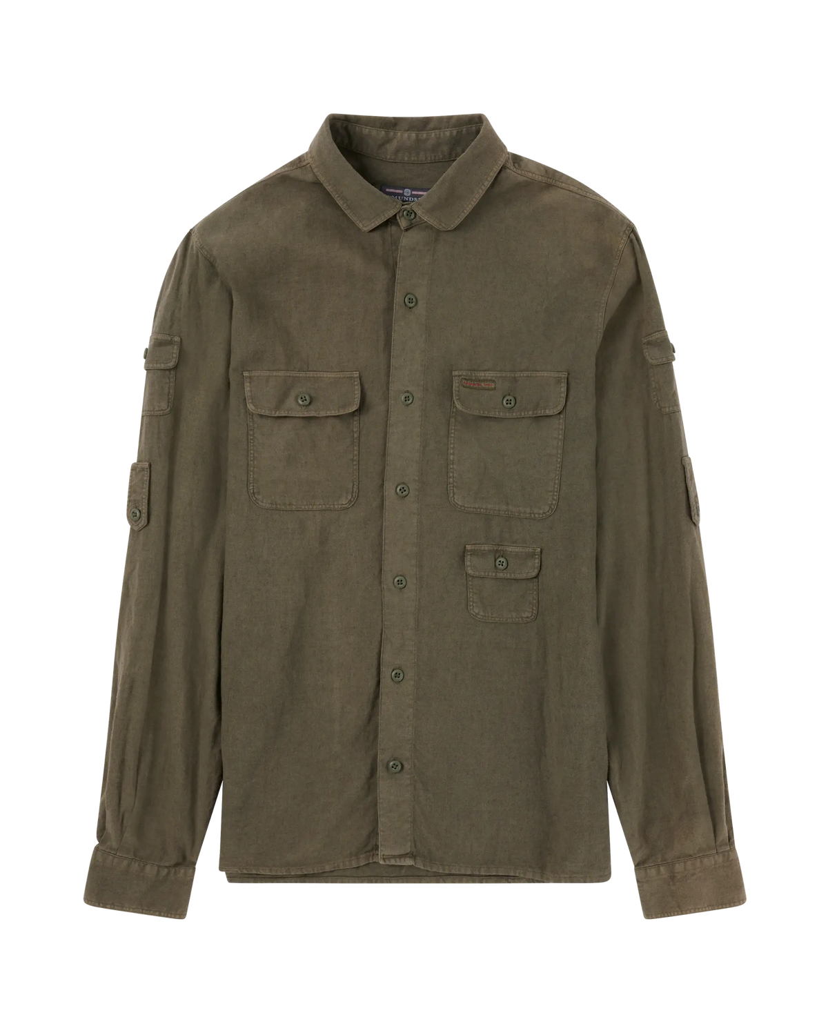 Traveller's Linen Shirt Olive