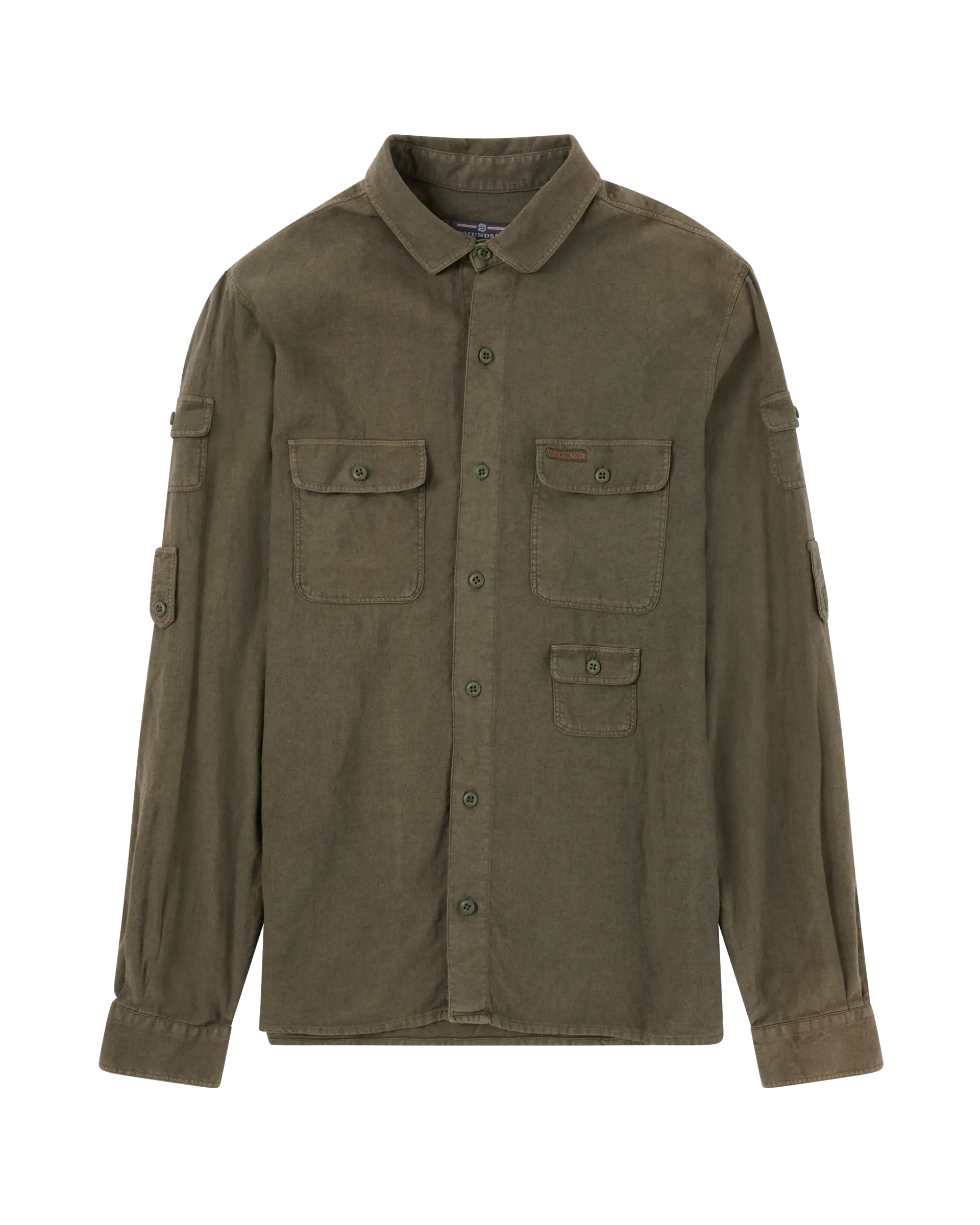 Traveller's Linen Shirt Olive