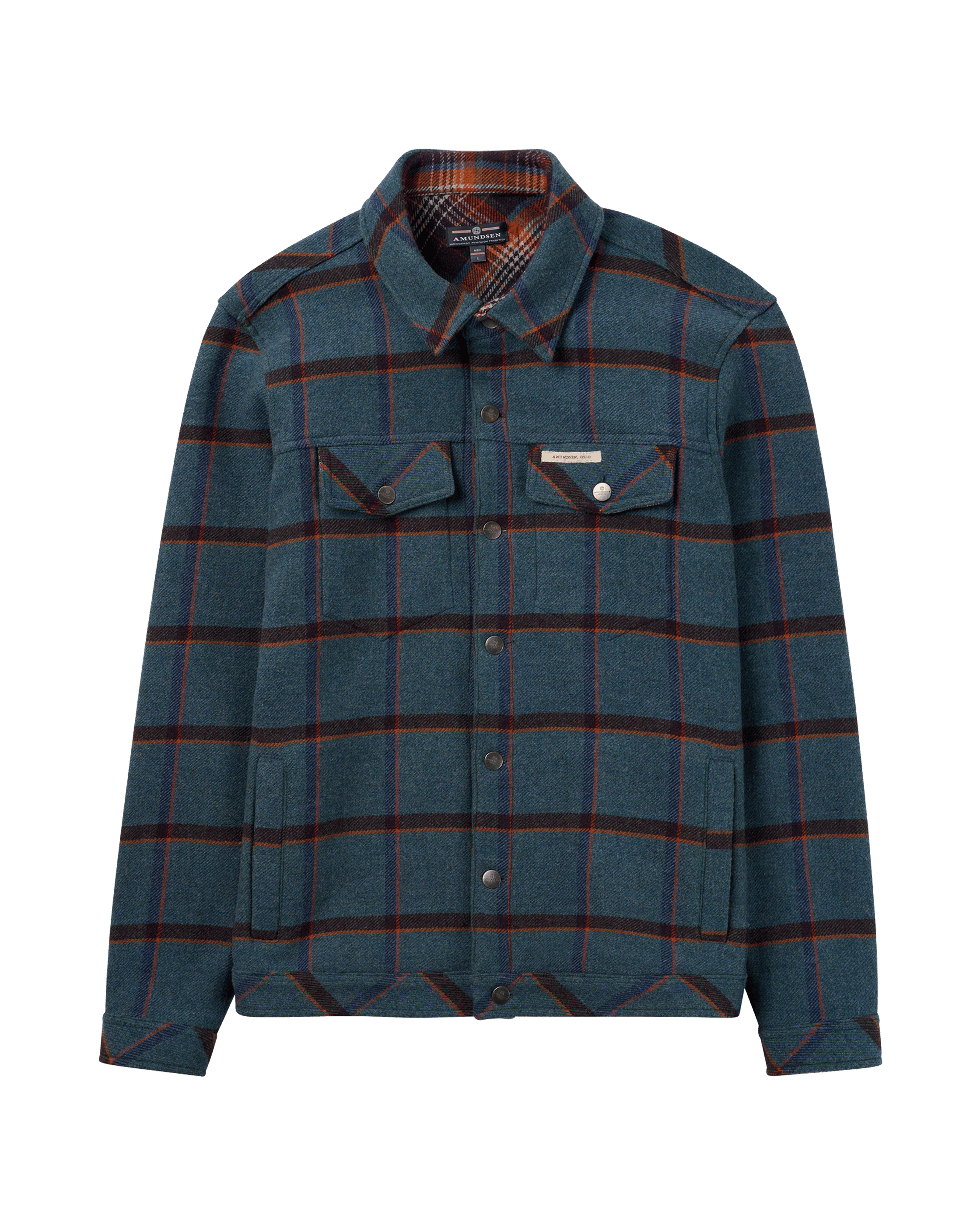 Unisex Wool Jacket Faded Blue