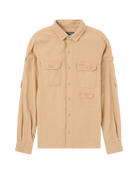 Traveller's Linen Shirt Khaki