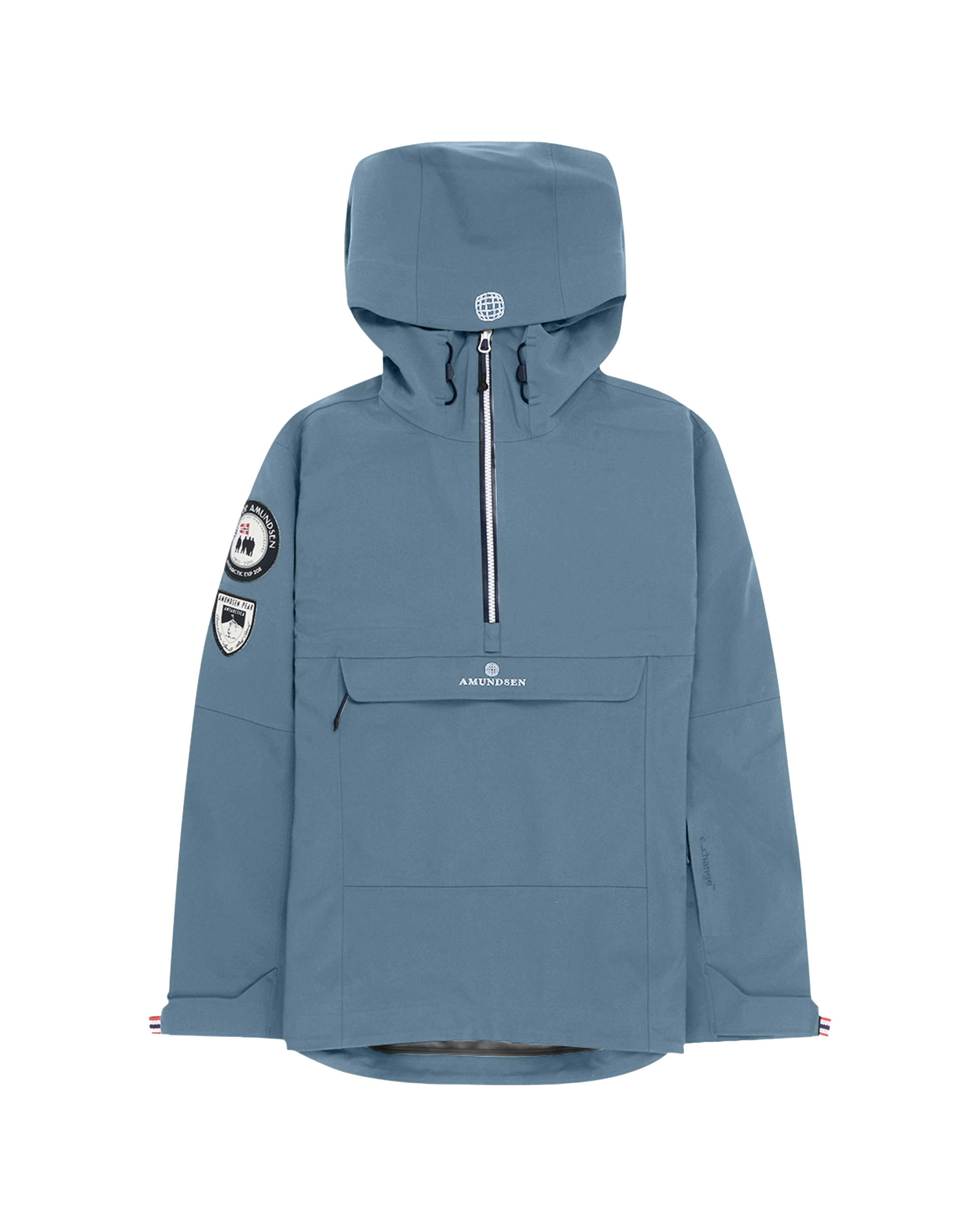 Men's Peak Wool Shell Anorak Glacier Blue
