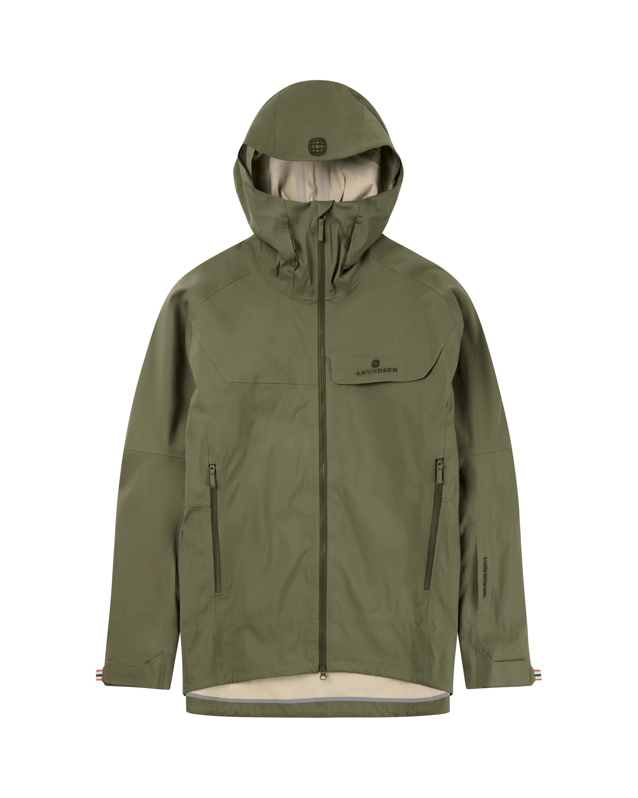 Men's Peak Cotton Shell Jacket Earth