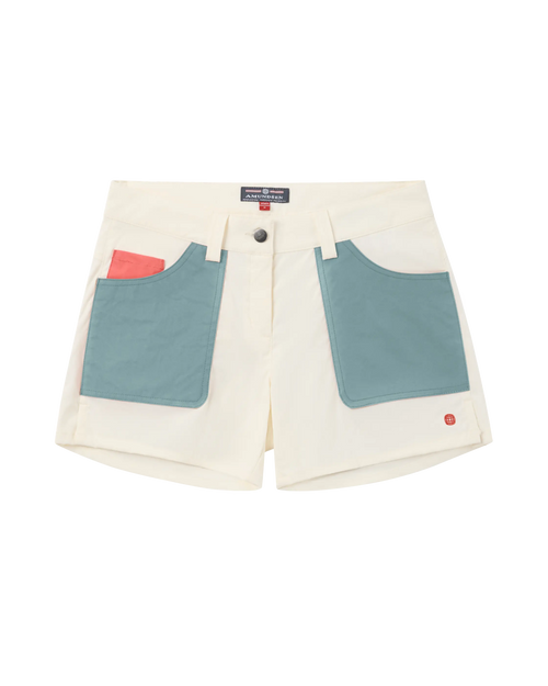 5INCHER FIELD SHORTS WOMENS Offwhite Stormy Blue