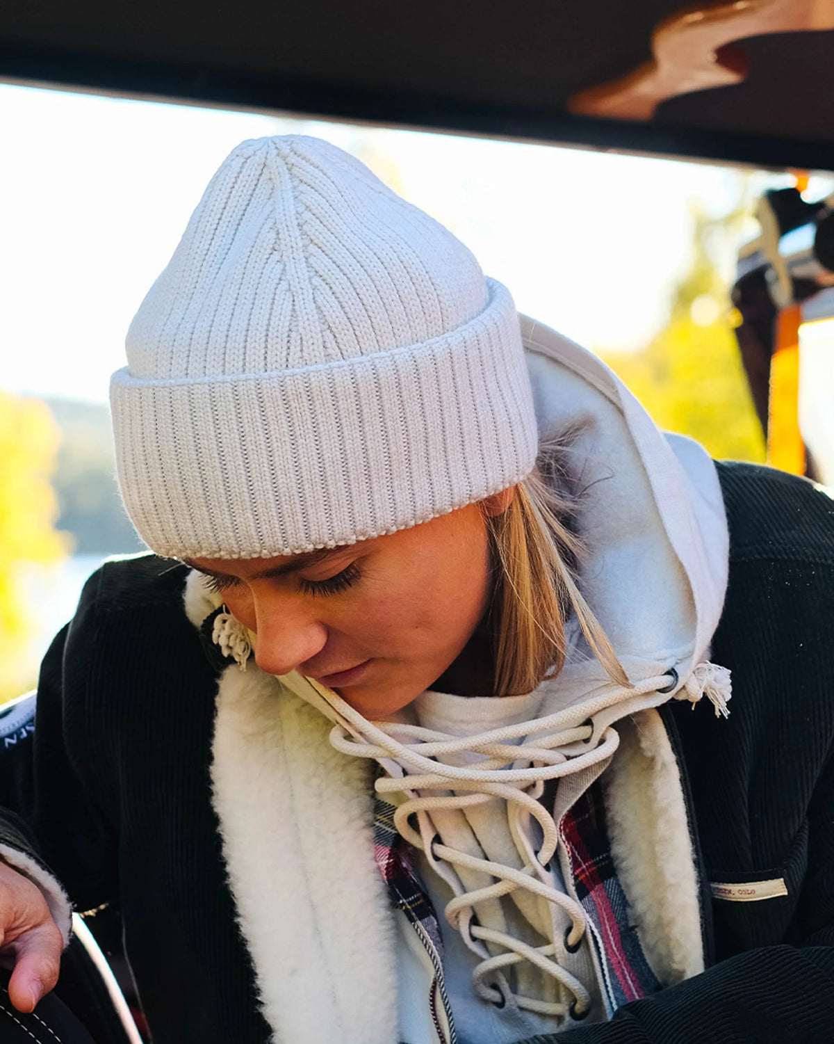 Women's Laced Boiled Hoodie