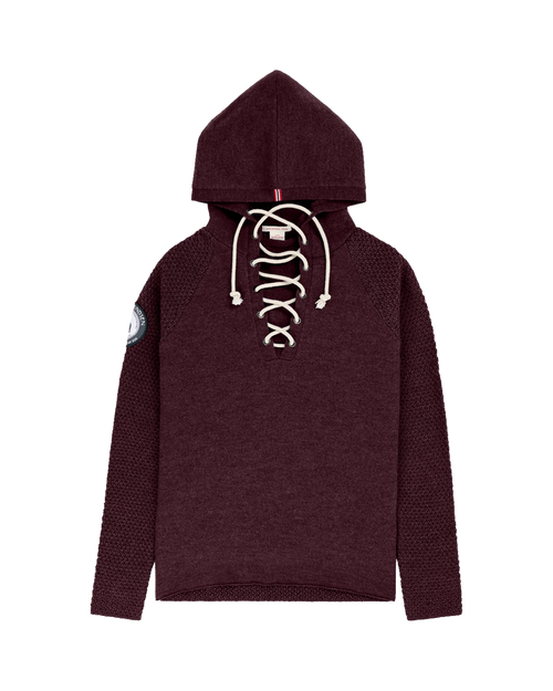Women's Laced Boiled Hoodie Heather