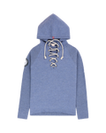 Women's Laced Boiled Hoodie denim