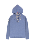 Women's Laced Boiled Hoodie denim
