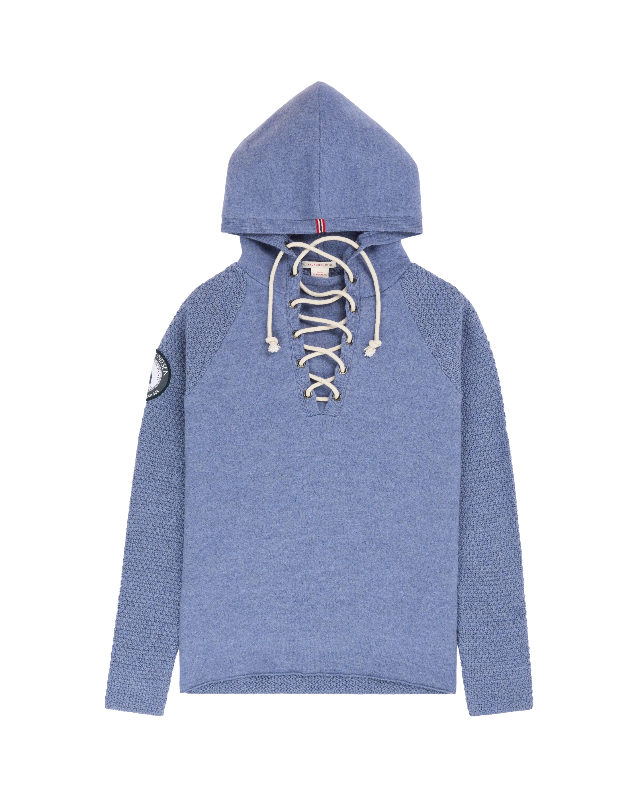 Women's Laced Boiled Hoodie denim