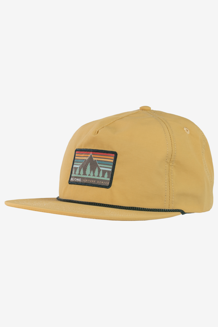 White Water Nylon Hat Mustard