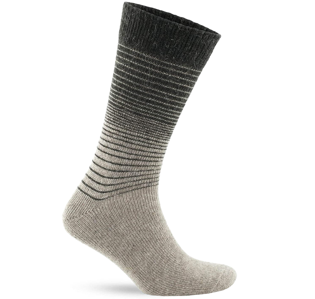 Alpaca Socks Stripped