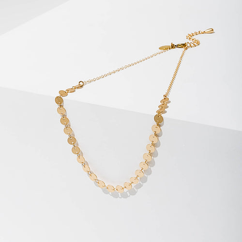 Candra Necklace in Circles