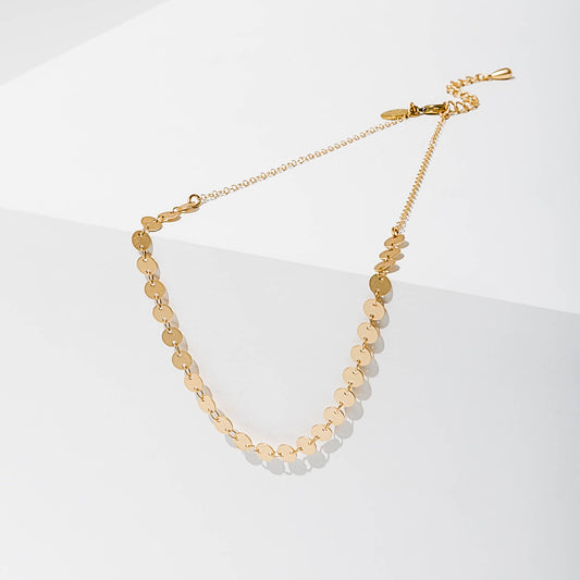 Candra Necklace in Circles