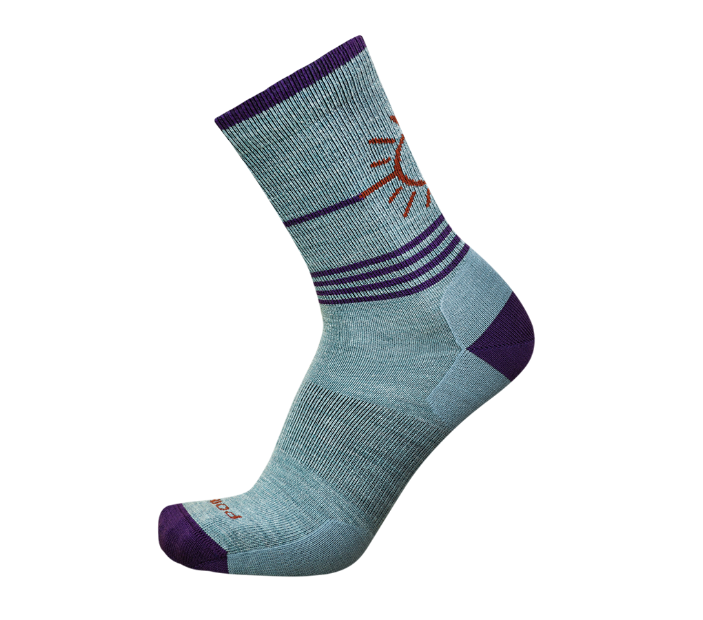 Rising Sun Socks Ocean 3 4 Crew