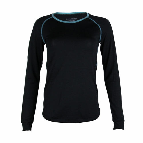 Aurora Raglan Black and Teal