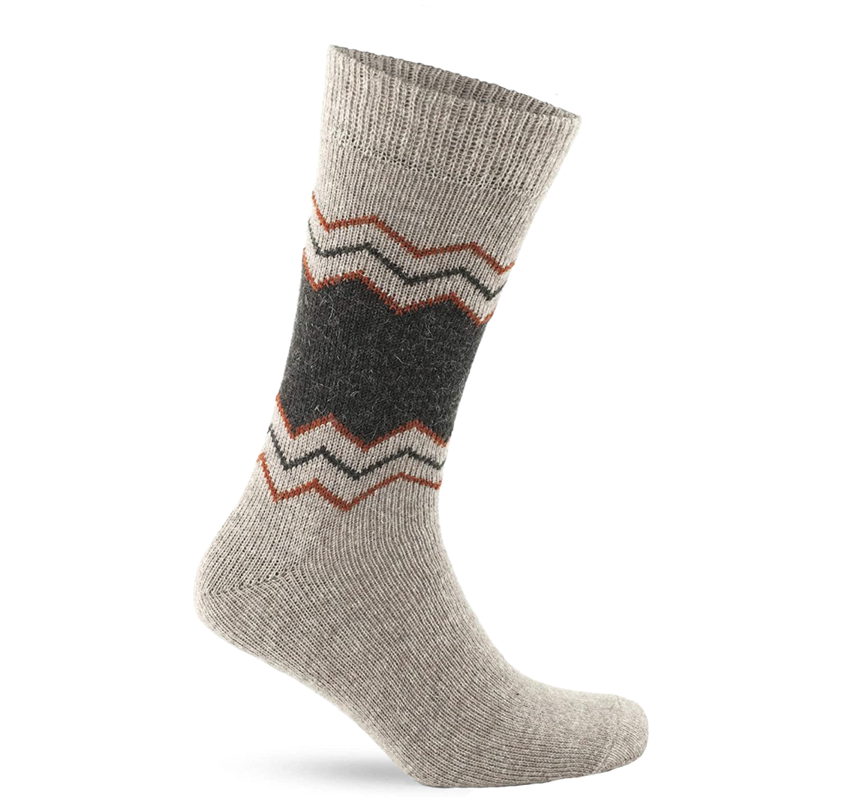 Alpaca Socks ZigZag