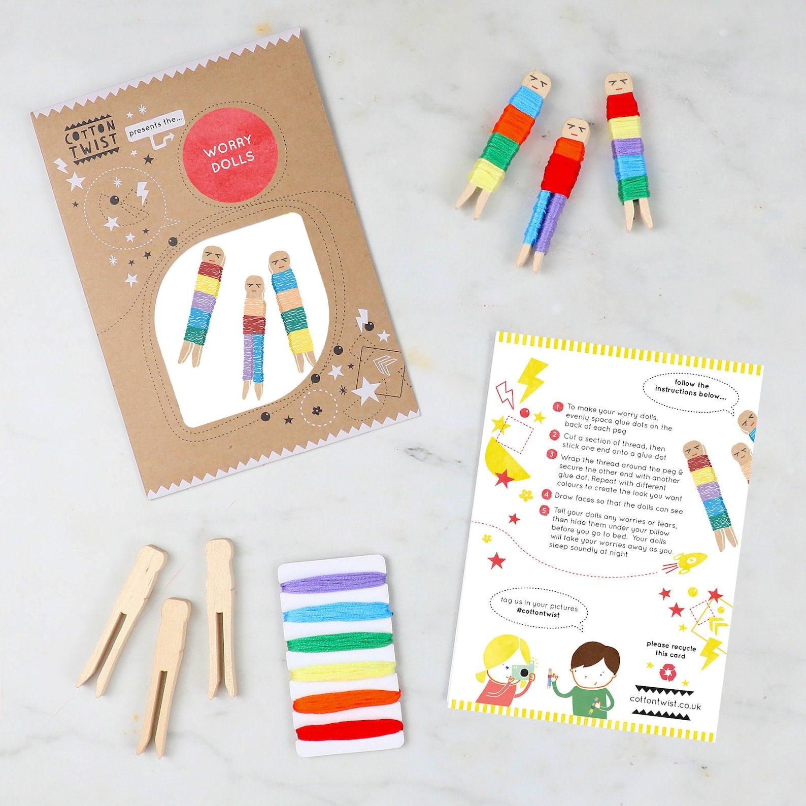 Make Your Own Kit Worry Doll