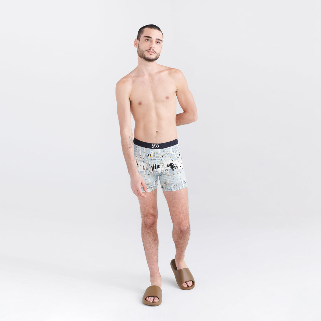 Ultra Super Soft Boxer-Brief Birch- Grey Relaxed